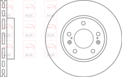 Brake Disc FR - SDK6792 Apec Blue FR Brake Disc