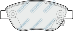Brake Pad Set FR - PD3214 BrakeFit FR Brake Pad Set