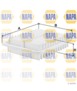 Air Filter  - NFA1189 NAPA  Air Filter