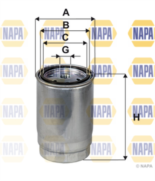 Fuel Filter  - NFF2248 NAPA  Fuel Filter