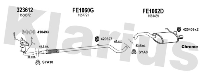 Ford ka exhaust cost #6
